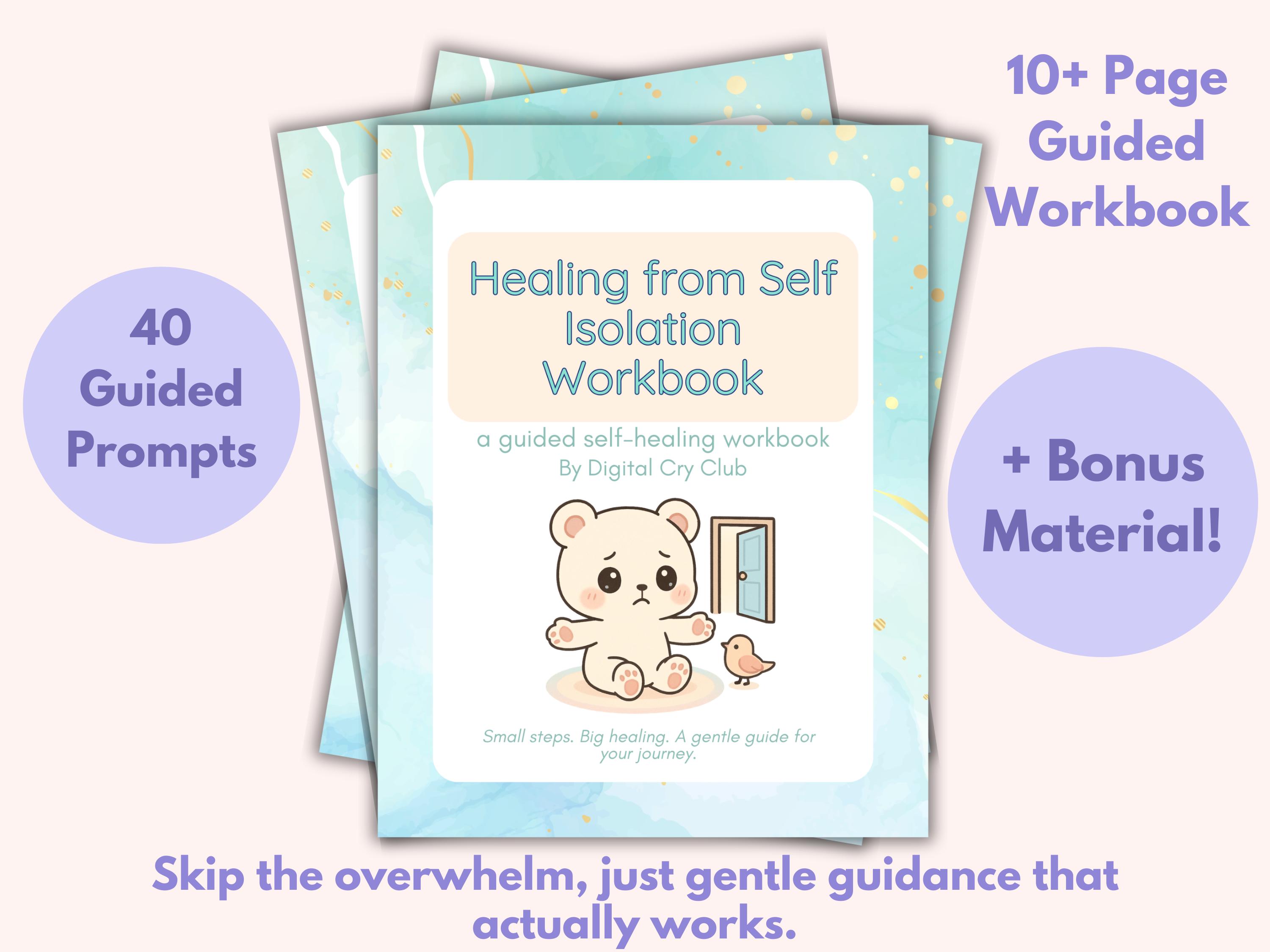 Isolation Recovery Worksheet.pdf Healing From Self Isolation Workbook | Recovery Tool for Loneliness ...