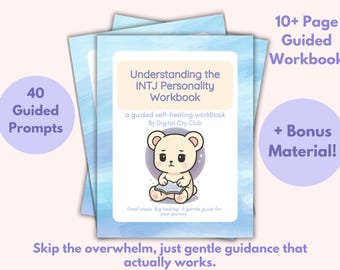 Comprensión de la personalidad INTJ (PDF) / Manual de autodescubrimiento MBTI / Diario de conciencia emocional, perfeccionismo, control y vulnerabilidad