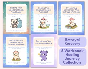 Healing After Betrayal Journey | Rebuild Trust & Confidence | Overcoming Triggers, Comparison and Emotional Shock Recovery Bundle PDF