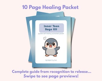 Manual de ejercicios para la ira interna adolescente / Sanación para adolescentes que crecieron demasiado rápido / Diario guiado para la recuperación de familias disfuncionales (PDF)