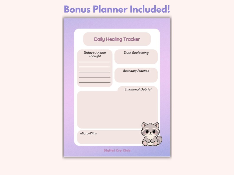 Restoring Self-Trust After Narcissistic Abuse Workbook PDF | Romantic Toxic Relationship Healing Journal | Gaslighting Recovery Guide