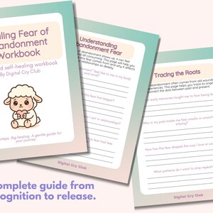 Healing Fear of Abandonment Workbook PDF | Guided Prompts to Build Self-Worth, Emotional Security & Overcome Attachment Anxiety