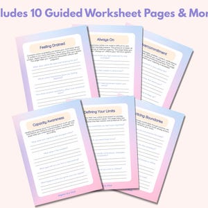 Building Online Boundaries Workbook PDF | Digital Limit Setting Guide | Reduce Overwhelm & Protect Your Energy | Healthier Online Habits