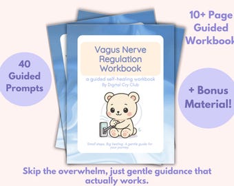 Vagus Nerve Regulation Workbook | Nervous System Healing, Stress Recovery, Emotional Regulation, and Calming the Body Through Breath PDF