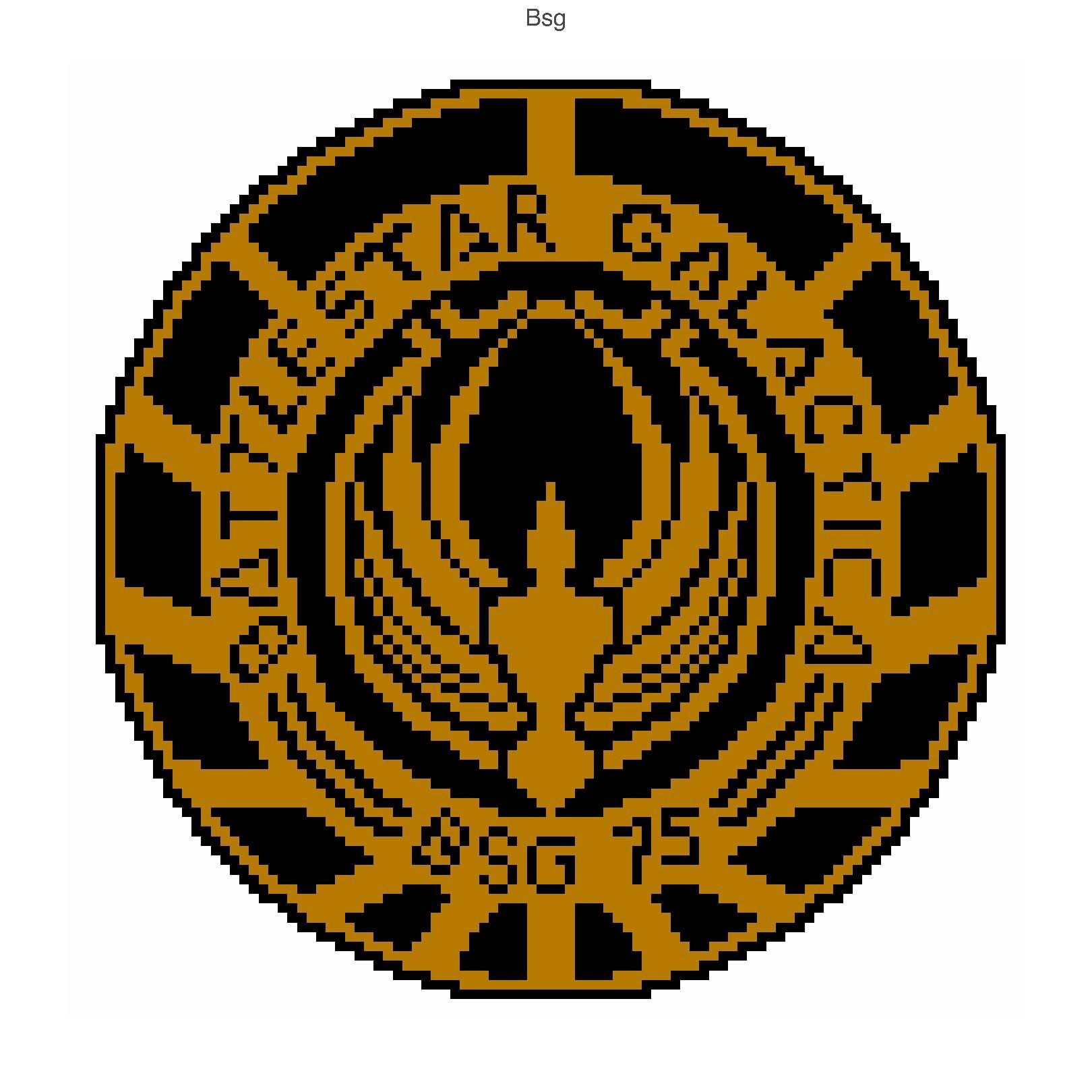 Set of 4 Battlestar Galactica, BSG, Cylon Grid Patterns for Tapestry ...