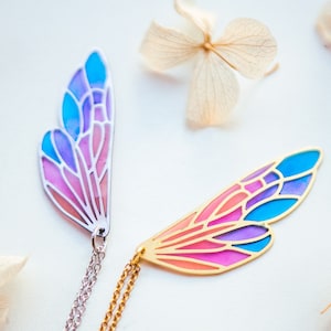 Schmetterling Halskette, Feenflügel Halskette, einzigartiger Schmuck, einzigartiges Geschenk für Frauen, niedliche Halsketten für Frauen, Fee Halskette, Feenkostüm