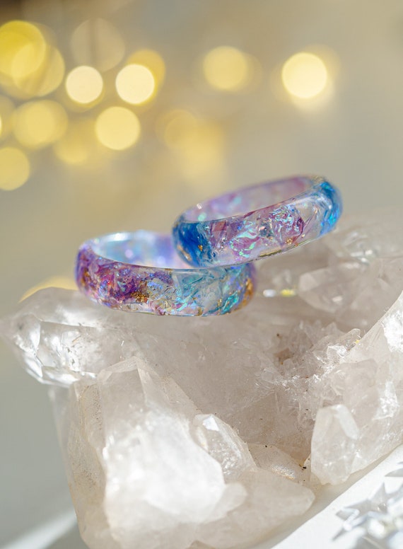 Rainbow thumb ring deals