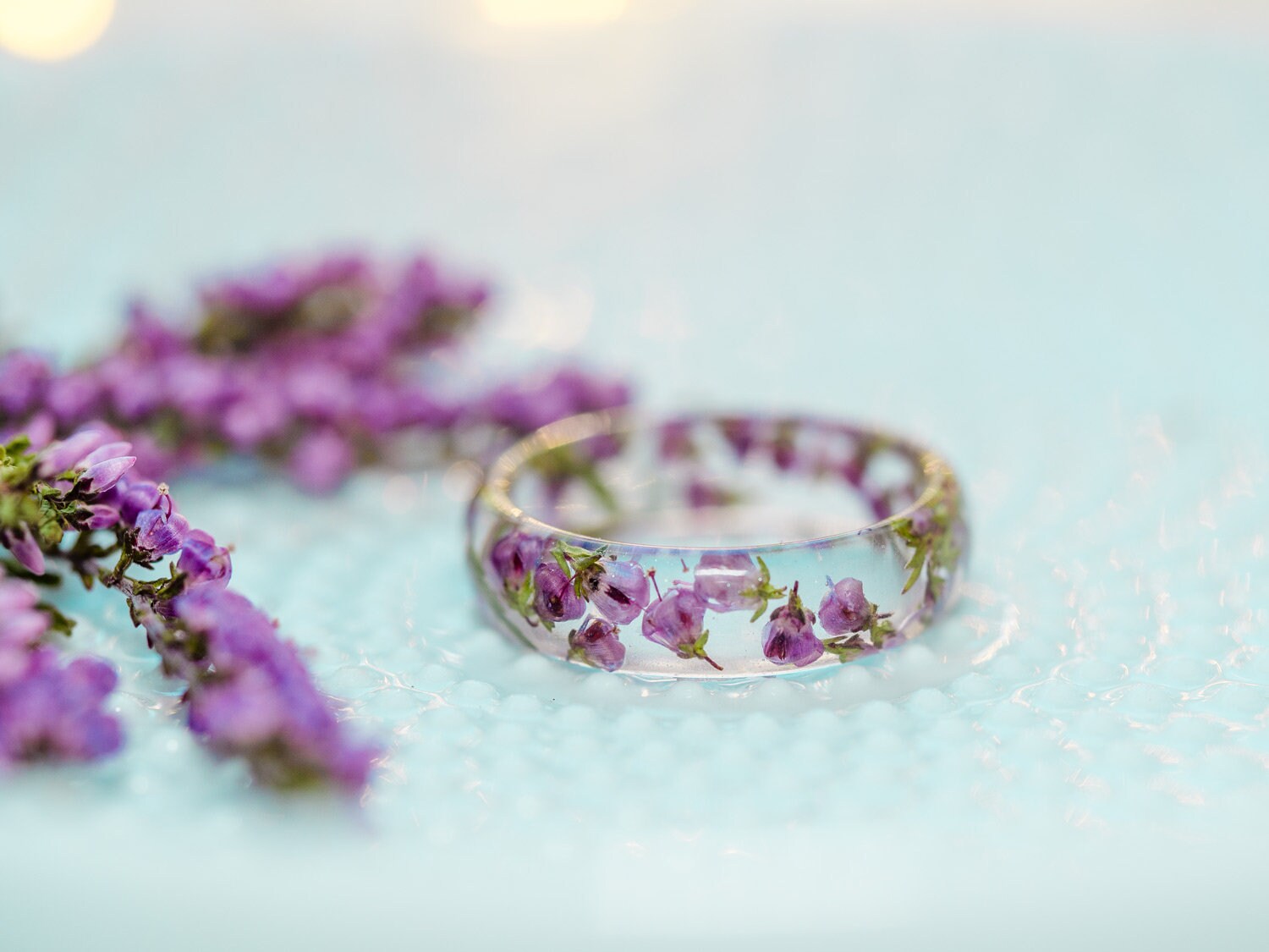 Clear Rings With Flowers Inside 2025
