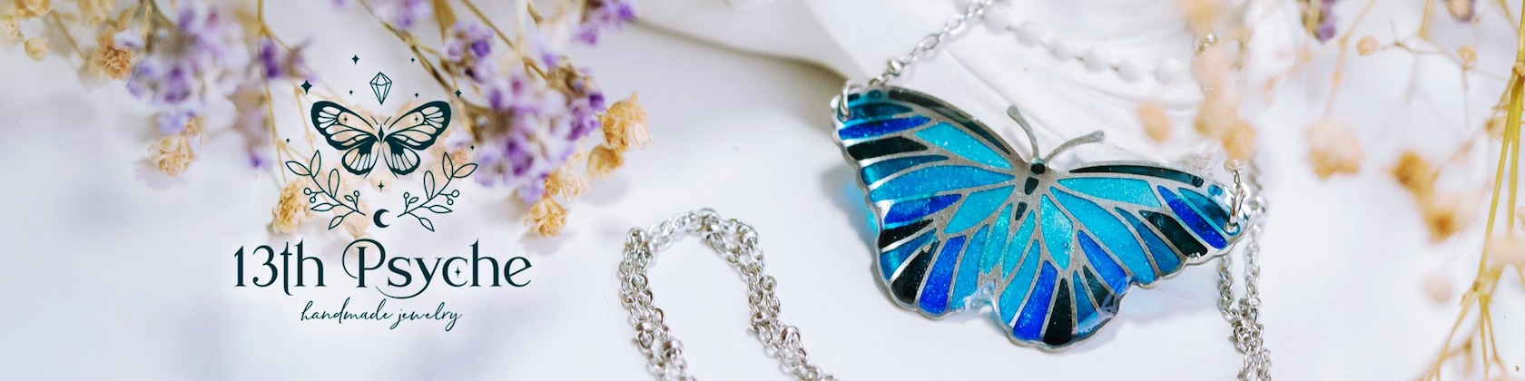 Psyche Blue Swarovski Butterfly Brooch Psyche Blue Swarovski Butterfly Brooch
