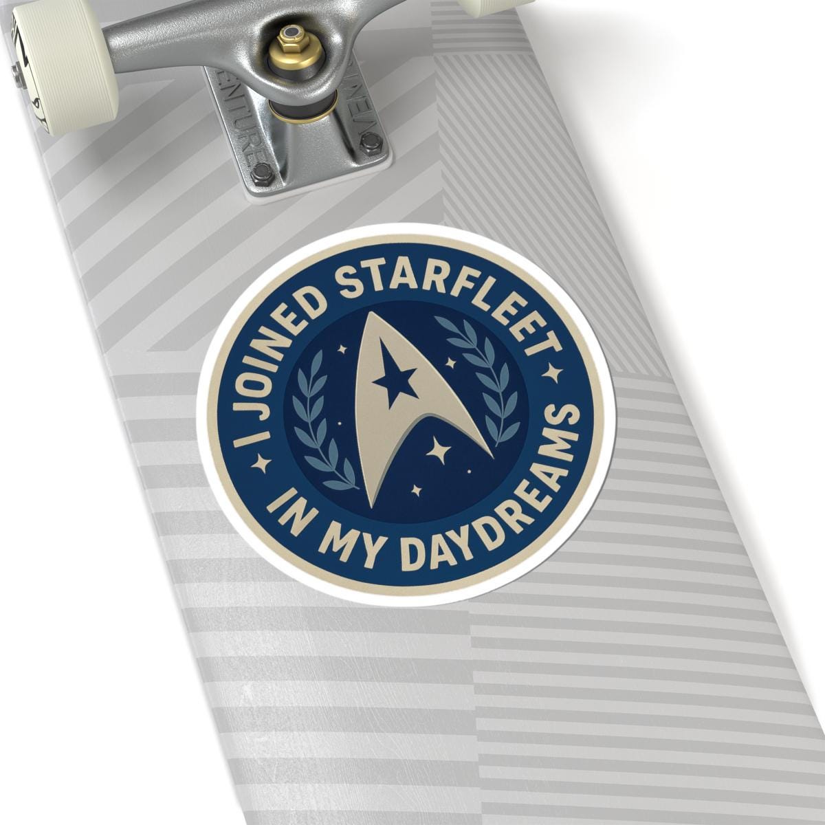 I Joined Starfleet in My Daydreams Sticker - Funny Space Explorer Nerd ...
