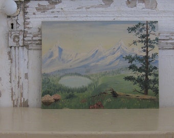 Snowy Oil Painting Etsy
