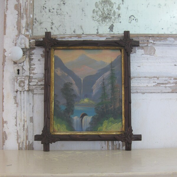 Rustic Painting Etsy