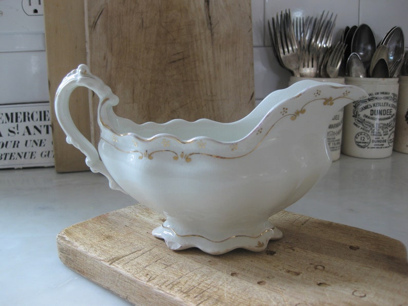 Vintage English Ironstone Gravy Boat Johnson Bros Ironstone Etsy