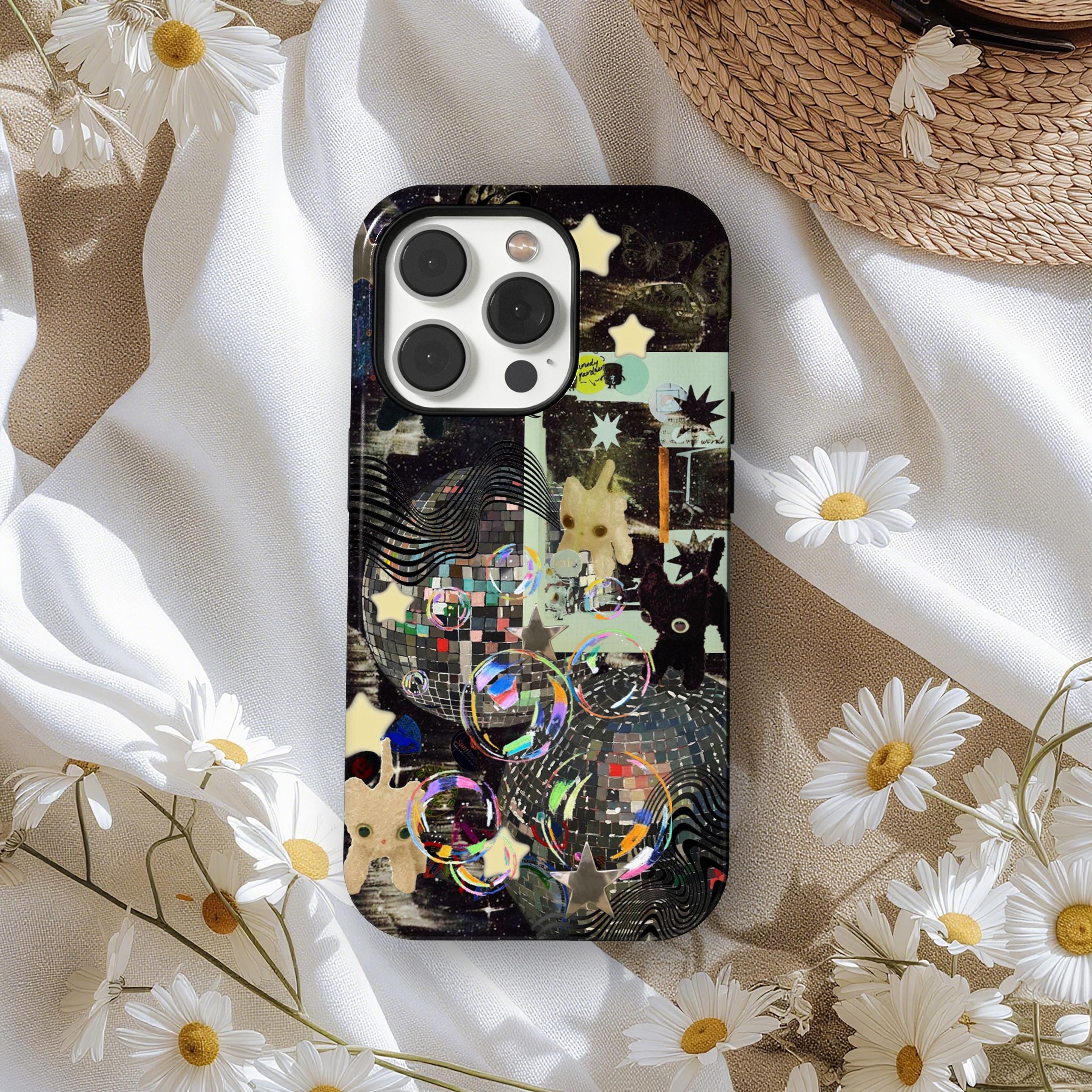 Housse Coque IPhone 5/5S - Effet Disco Fluorescent La Nuit - Fluorescent - Neuf
