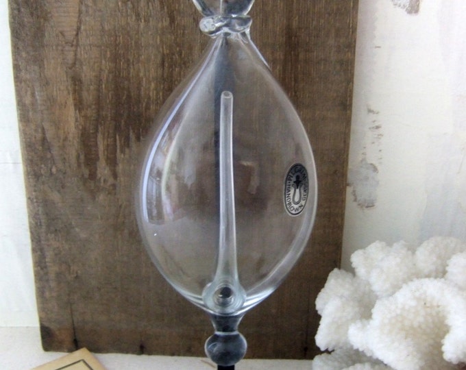 Vintage Pilgrim Handblown Weather Glass Barometer Etsy