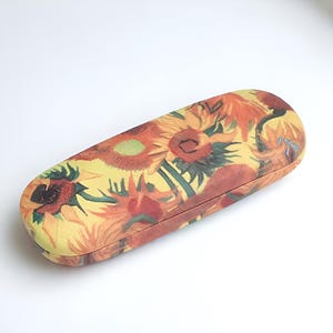 Sunflower Colour Glasses Case, Hard Glasses Case, Reading Glasses case, Spectacles Case, Glasses Holder, Sunglasses Case, Gift For Her