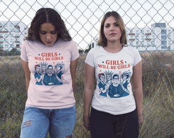 Feminist Icons SVG PNG Bundle: Girls Will Be Girls Digital Art