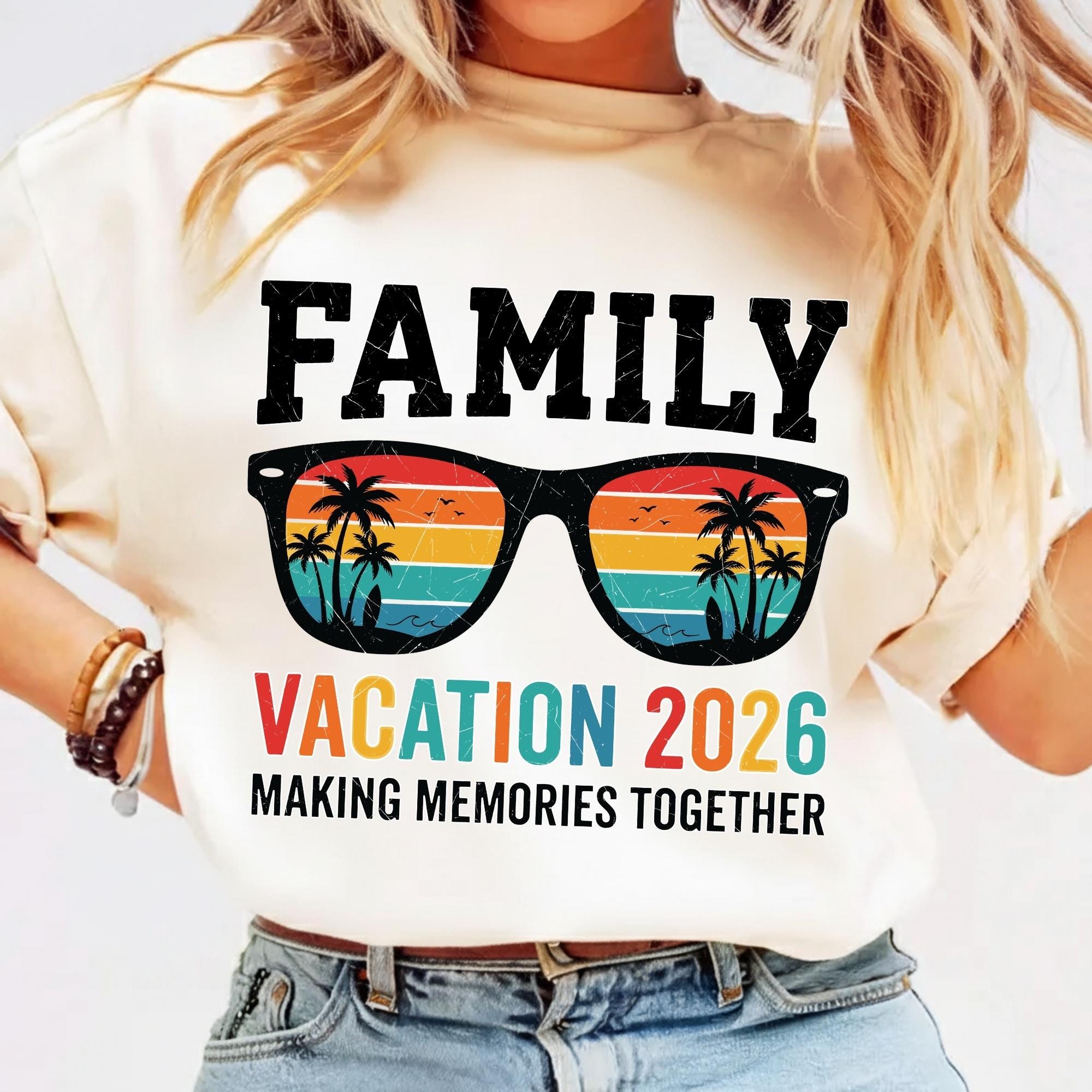 Family Vacation 2026 SVG PNG, Beach Matching Shirts, Summer Vacation ...