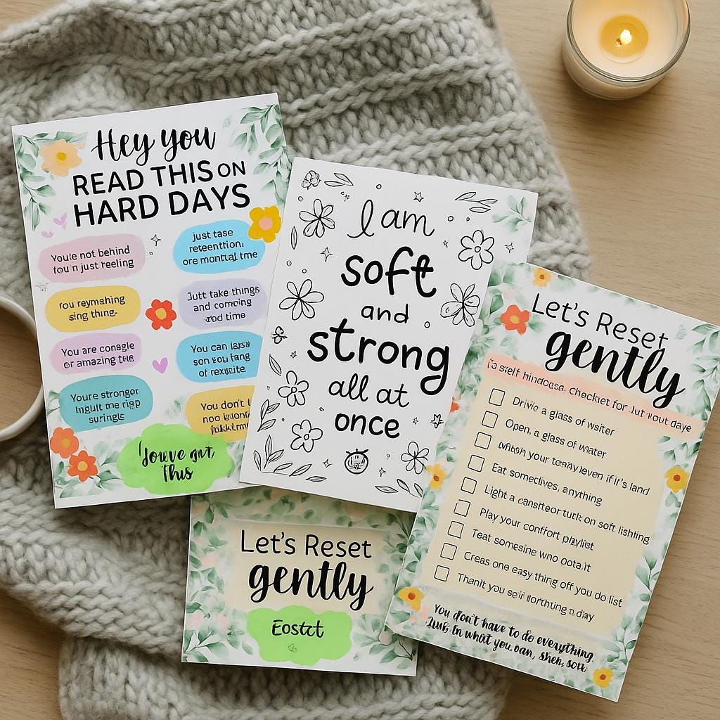 Talk Pack Pep Talk Pack: Mental Health Printable Set (digital Download) - Etsy