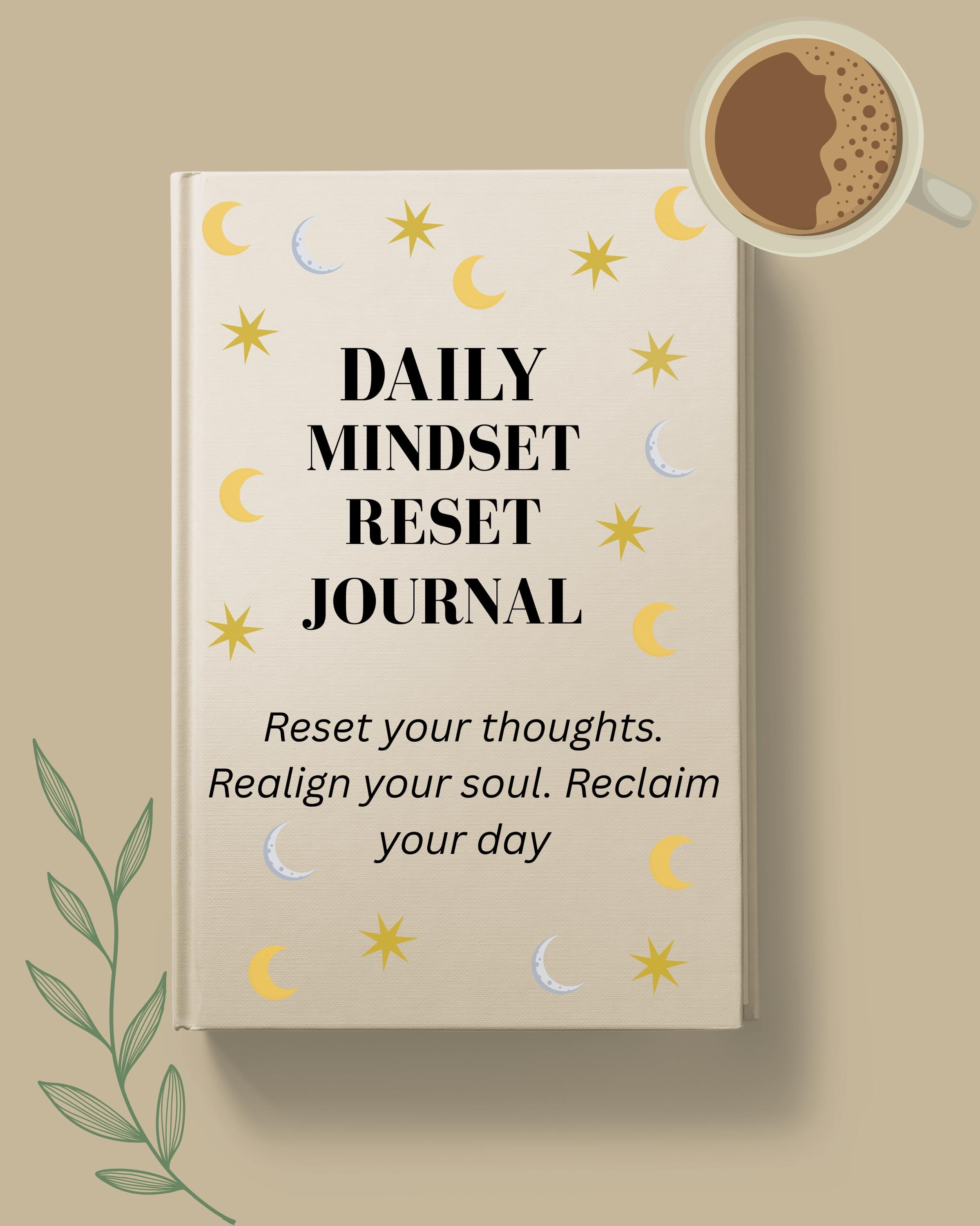 printable journal, mental health planner, digital self-care ebook, daily reflection workbook