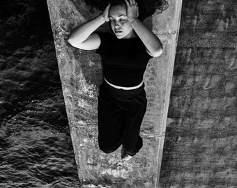 Baltic Shore Photograph: Black & White Fine Art Print, Signed Limited Edition