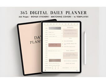 Simple Undated Digital Planner • Minimalist Undated Planner for iPad • Essential, Simple Daily Planner for GoodNotes • Daily Weekly Monthly