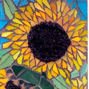 Custom Mosaic Art Sunflower