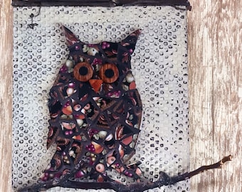 Mosaic Owl Art