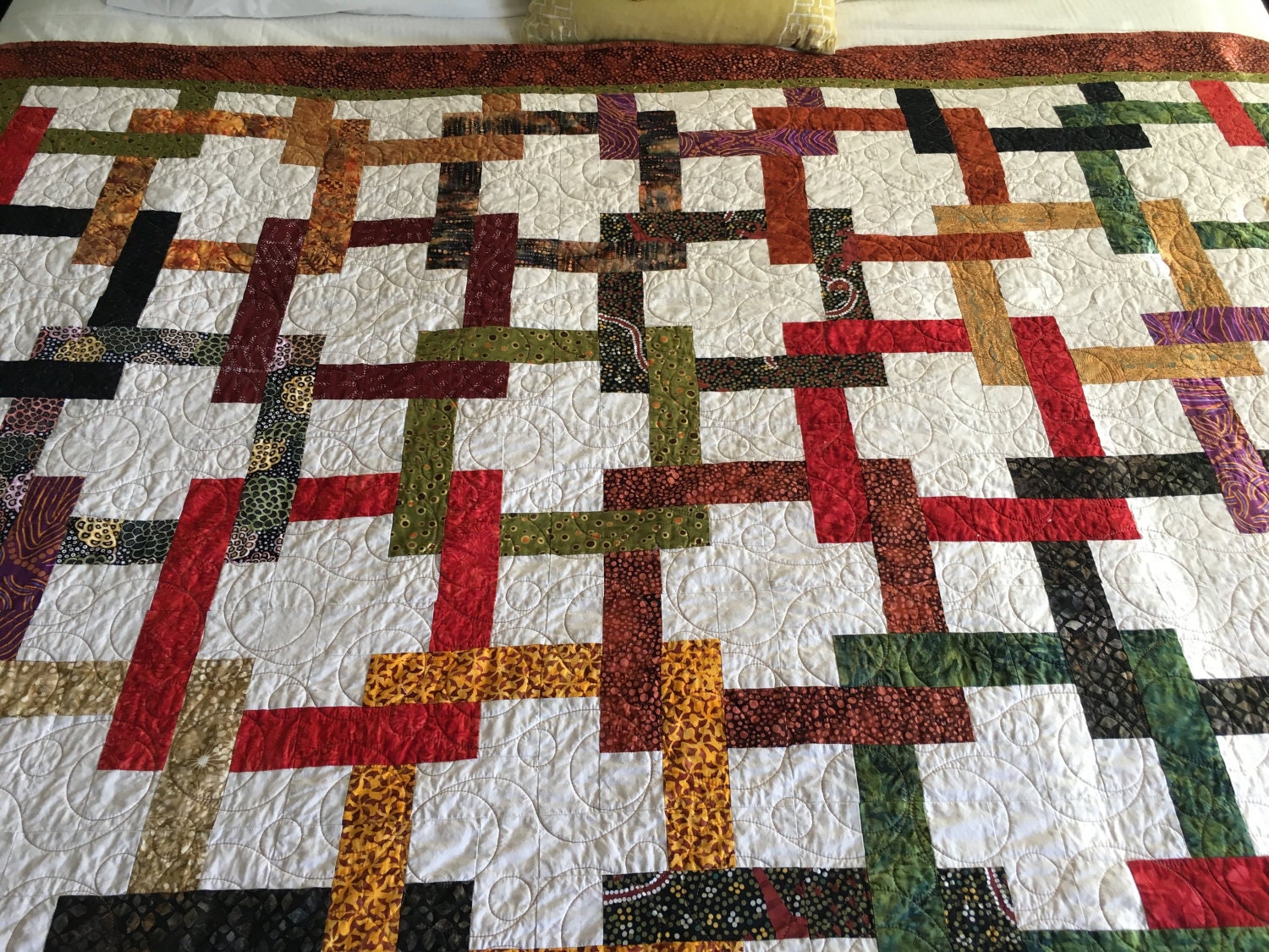 ETHNIC PATH Handmade Quilt