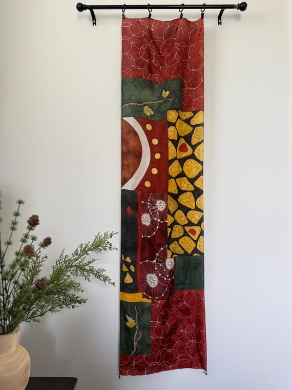 FINDING BALANCE Silk Wall Hanging
