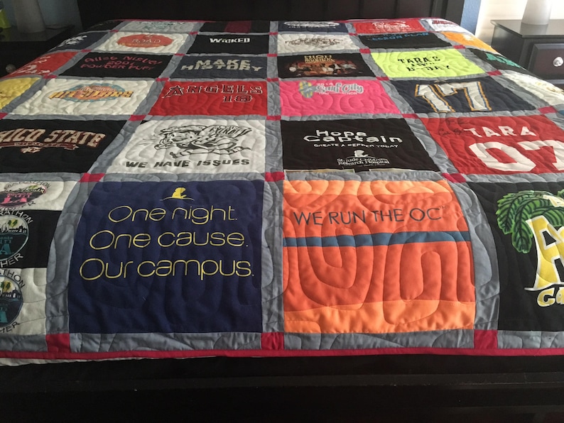 Custom T-shirt Memory Quilt Made to Order image 1