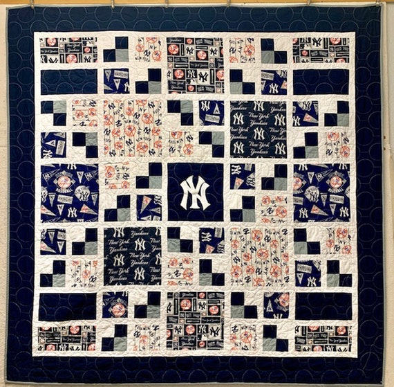 Custom Sport TeamThrow Quilt  - approximately 60 x 75 - Made-to-Order