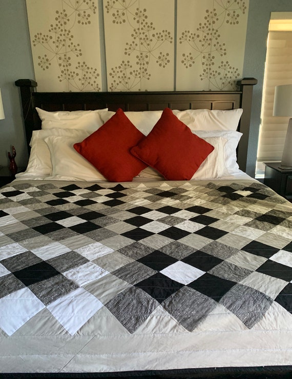 All About Grey - Handamde Quilt