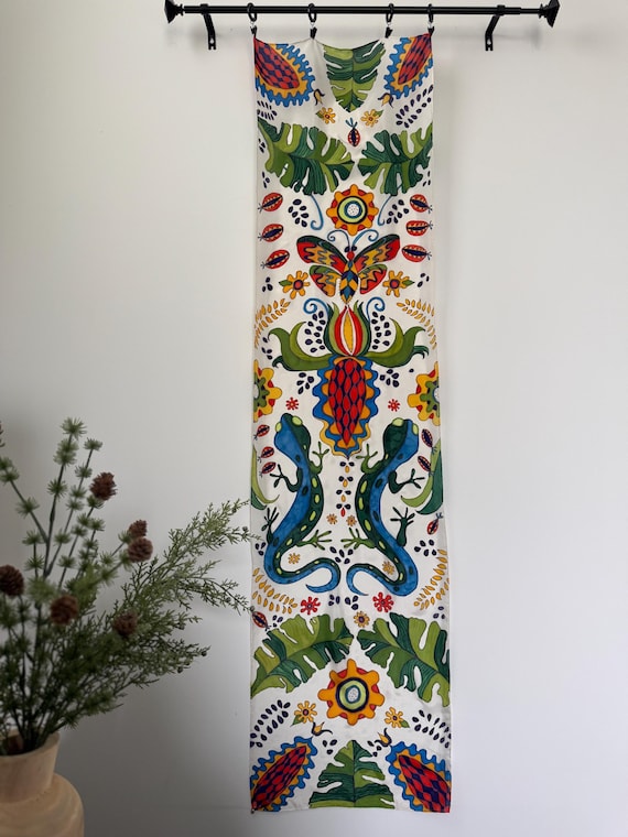 TASTE OF MEXICO Silk Wall Hanging