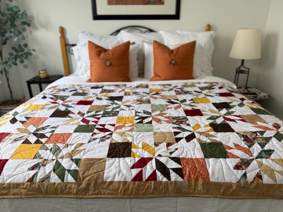 Hidden Stars - handmade quilt