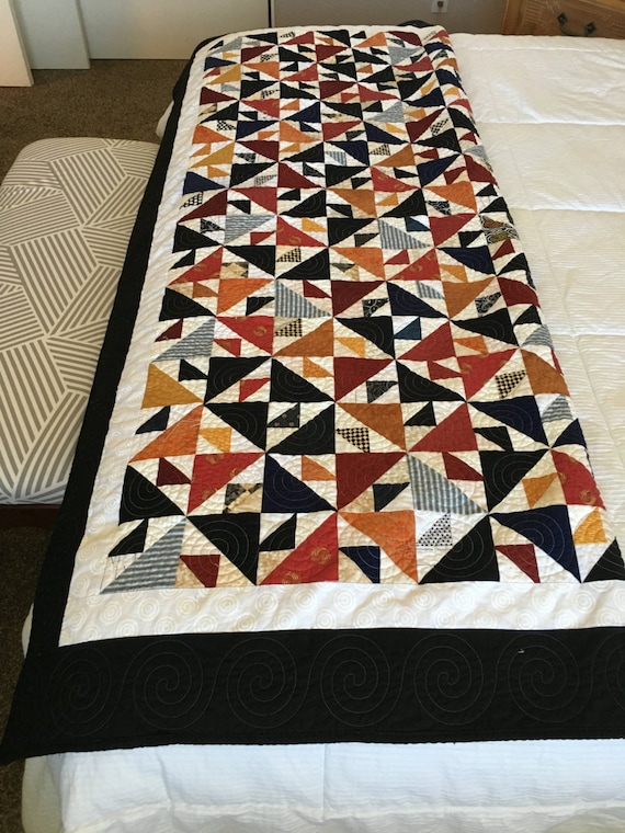 NOT JUST SCRAPS -Beautiful Interwoven Quilt