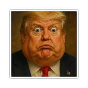 DONALD TRUMP Aufkleber, lustige Geschenke, Laptop Aufkleber, Partygeschenke, Wahlstimmung, Anti Trump