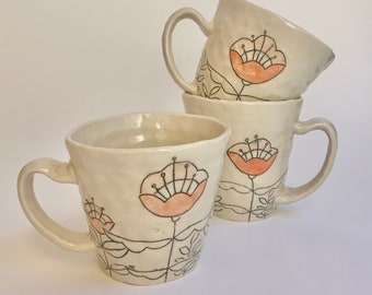 Mug with Tulips