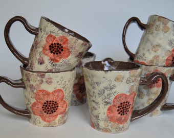 Spring Flowers Mugs