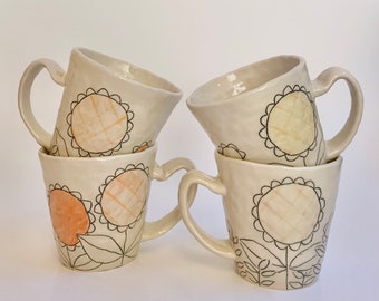 Mug with Sunflowers