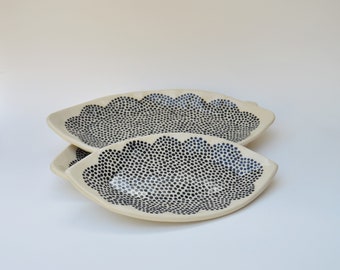 Scalloped & Dotted Tray