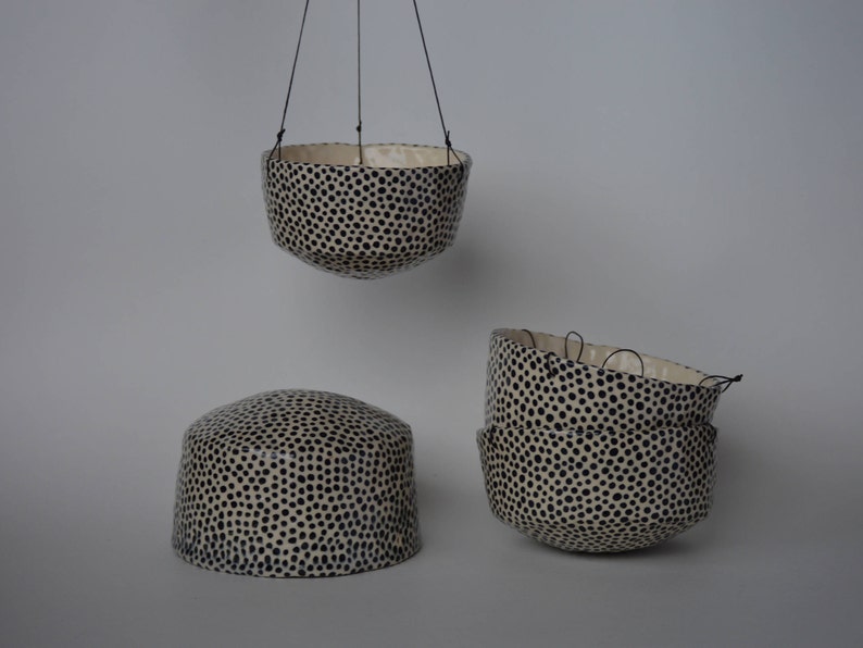 Dotted Hanging Planter image 1