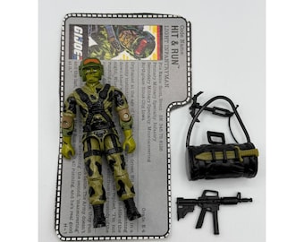 VTG 1988 G.I. Joe Hit & Run V1 - 100% Complete w/ File Card ARAH Hasbro READ