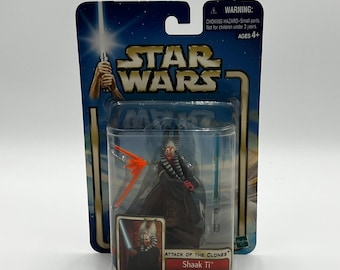 Star Wars Attack of the Clones 2002 Shaak Ti Jedi Master Vintage HASBRO