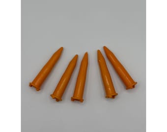 Vintage 1989 GI Joe Thunderclap Part Orange Ammo Shell Mortar Lot of 5 Original