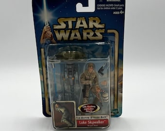 Star Wars Luke Skywalker Bespin Duel with Slashing Lightsaber Attack 2002 VTG