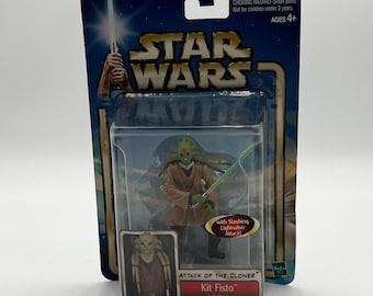 Kit Fisto Star Wars Attack of the Clones Hasbro 2002 Vintage HASBRO