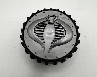GI Joe Cobra Stun Vehicle Replacement Wheel Tire w/ Cover Vintage 1986 Hasbro
