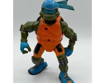 Vintage 2003 TMNT Scootin' Leo Leonardo Action Figure – Extreme Sports Playmates