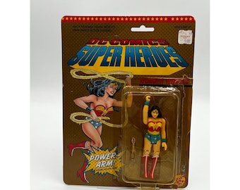 Vintage Wonder Woman-actiefiguur 1989 DC Comics Toy Biz LEZEN